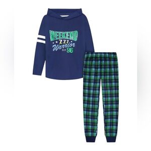 NWT Sleep On It Boys 2 Piece Fleece Pajama Set Fall Winter Cozy Warm Soft Jogger